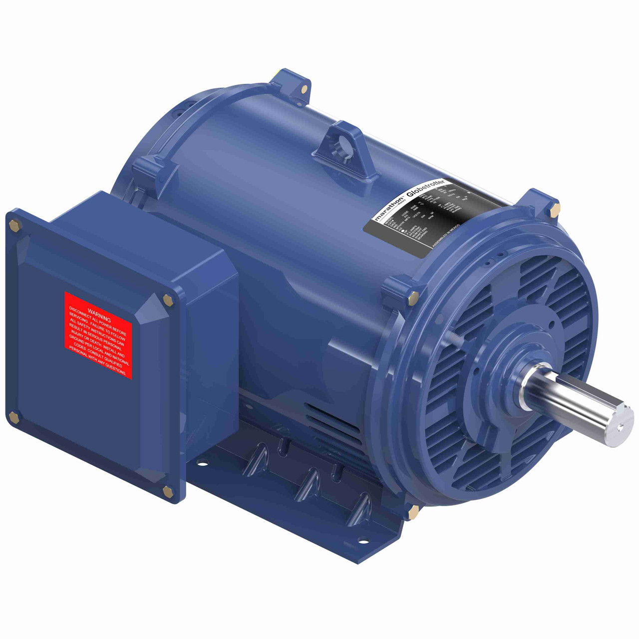 GT0081, 60 Hp, 1800 Rpm, 364T SFR, 230/460 Vac, 3 PH, Dripproof, Rigid Base, General Purpose Motor, 364TTDBD6060