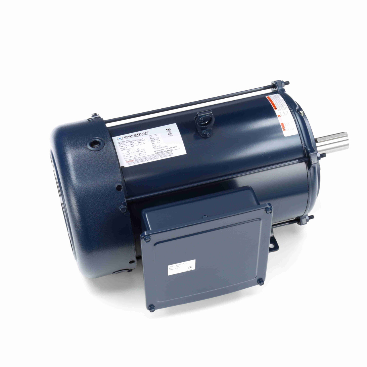 I217, 10 Hp, 1800 Rpm, 215T FR, 230 Vac, 1 PH, TEFC, Rigid Base