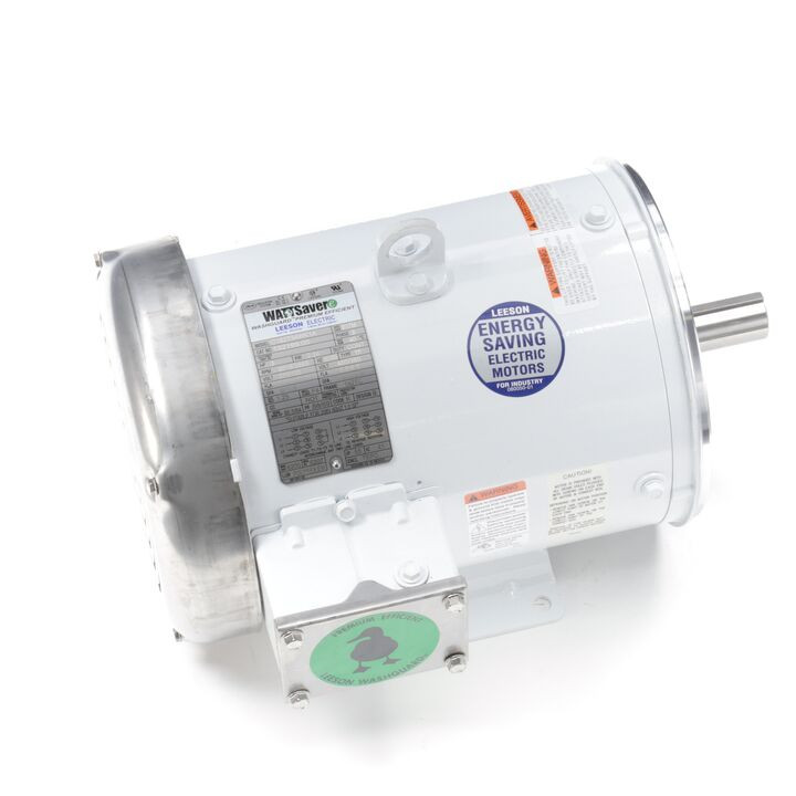 132199.00, 3 & 3 HP, 3 Ph, 60 & 50 Hz, 230/460 & 190/380 V, 3600 & 3000 RPM, 182TC Frame, TEFC, General Purpose Motor,C182T34WK1A