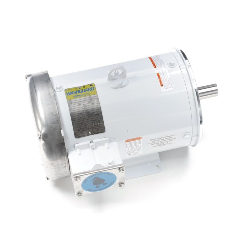 132205.00, 7.50 & 5 HP, 3 Ph, 60 & 50 Hz, 230/460 & 190/380 V, 3600 & 3000 RPM, 184TC Frame, TEFC , General Purpose Motor, C184T34WK21B