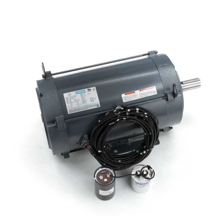 140816.00, 10 HP, 1 Ph, 60 Hz, 230 V, 1800 RPM, 215TVZ Frame, DPAO, General Purpose Farm Duty Motor, C215K17DB13A