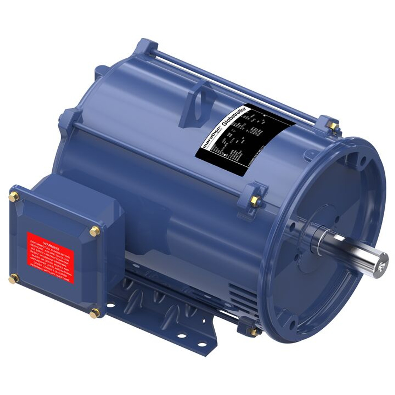 GT0284, 75 & 60 HP, 3 Ph, 60 & 50 Hz, 230/460 & 190/380 V, 1800 & 1500 RPM, 365TC Frame, DP, Globetrotter® General Purpose Motor, 365TTDBD6028