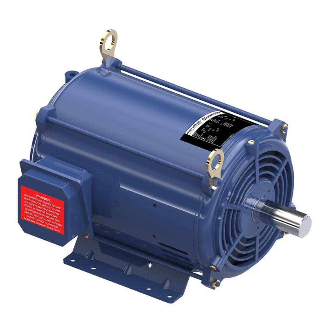 GT2362, 20 & 15 HP, 3 Ph, 60 & 50 Hz, 230/460 & 190/380 V, 1800 & 1500 RPM, 256T Frame, DP, Globetrotter® General Purpose Motor, 256TTDBD6034