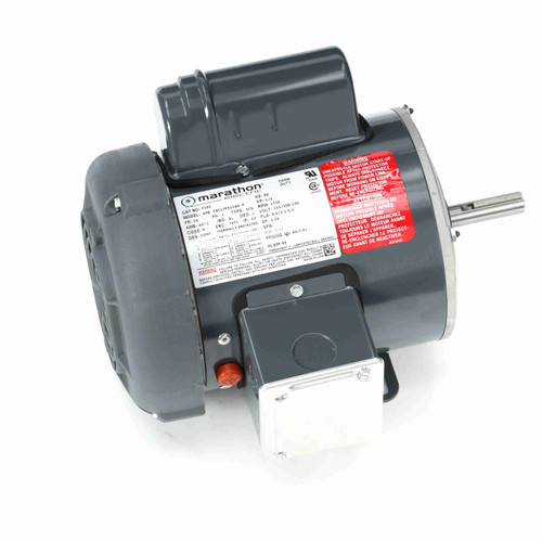 Z115, 7 1/2 Hp, 1800 Rpm, 215TZ FR, 230 V, 1 PH, TEFC, Rigid Base