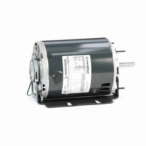 B307, 1/2 Hp, 1725 Rpm, 48YZ FR, 115 V, Split PH, Dripproof, Resilient Base, Fan and Blower, HVAC, Auto Overload, 48S17D2059.