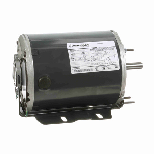 HG142, 1/3 Hp, 1200 Rpm, 56 FR, 115/230 Vac, 1 PH, TEAO, Resilient Base-Thru Bolt, Farm Duty, No Overload, 5KH49PN6056.