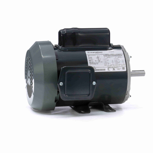 C167A, 1/2 Hp, 1800 Rpm, 56 FR, 115/230 Vac, 1 PH, Dripproof