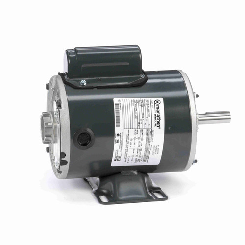 X913, 1/2 Hp, 1725 Rpm, 56 FR, 115/230 Vac, 1 PH, TEAO, Rigid Base, Farm Duty, Capacitor Start, High Efficiency, 56B17T20.