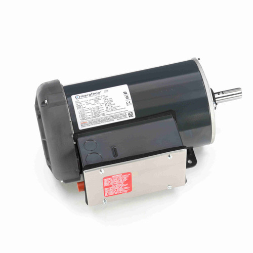 Z115, 7 1/2 Hp, 1800 Rpm, 215TZ FR, 230 V, 1 PH, TEFC, Rigid Base