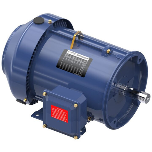 GT1862, 5 HP, 3 Ph, 60 Hz, 200 V, 3600 RPM, 184T Frame, TEFC, Globetrotter® General Purpose Motor, 184TTFBD6000