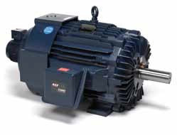 Marathon Electric Y520, 200 Hp, 1800 Rpm, 445T FR, 460 V, TEBC, Rigid Base, Inverter Duty, Blue Max 2000, 445THFN8050.