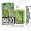 Lemon Mint Lost Mary OS5000 Zero Nicotine Vape With Package Box