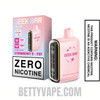 Strawberry B-Pop Geek Bar Pulse Zero Nicotine Disposable Vape With Package Box