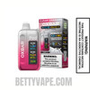 Clear Crimson OXBAR Ice-Nic Control Disposable Vape With Package Box