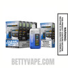 Clear Cobalt Blue OXBAR Ice-Nic Control Disposable Vape With Bundle Pack