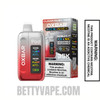 Clear Ruby Red OXBAR Ice-Nic Control Disposable Vape With Package Box