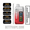 Clear Ruby Red OXBAR Ice-Nic Control Disposable Vape Specifications