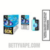 Blue Razz Iced Kangvape Speedy Beast X 60K Disposable Vape  With Bundle Pack
