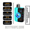 Blue Razz Iced Kangvape Speedy Beast X 60K Disposable Vape Specifications