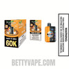 Peach O's Rings Kangvape Speedy Beast X 60K Disposable Vape With Package Box