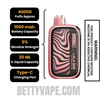Watermelon Ice OMINA BAR X LALA BAR 40K Disposable Vape Specification