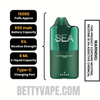 Watermelon Ice SEA XS 15000 Puffs Disposable Vape Specification