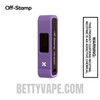 Purple Off Stamp SW Battery
