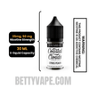 Citrus Peach Salt Coastal Clouds Salt Nic 30 ML Specifications