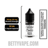 Menthol Tobacco Salt Coastal Clouds Salt Nic 30 ML Specifications