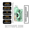 Miami Mint Lost Mary Nera Pureview 40K Vape Kit with specifications Miami Mint Lost Mary Nera Pureview 40K Vape Kit with specifications
