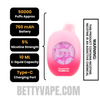 White Peach/Raspberry Flum UT Bar 50K Disposable Vape Specification White Peach/Raspberry Flum UT Bar 50K Disposable Vape Specification