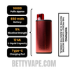 Watermelon Ice Rare Palm 10000 Disposable Vape specifications