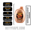 Tobacco_Gold Tobacco Flum UT Bar 50K Disposable Vape specifications