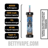 Blue Razz OLIT Hookalit 40000 Disposable Vape Specifications