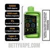 Code Green RAZ RX50K Disposable Vape Specifications