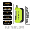 Matcha Latte Kado Bar Drip 50K Disposable Vape Specifications