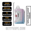 White Gummy RAZ VUE 50K Disposable Kit Specifications