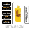 Pineapple MTN Dew RAZ VUE 50K Disposable Pod Specifications