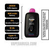 Blue Razz Bubblegum Humble X Fifty Bar 20K Disposable Vape Specifications