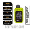 Pineapple Ice Kado Bar i-Pro 35K Disposable Vape Specifications