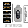 Strawberry Lemon Grape Fifty Bar 20K Silver Series Disposable Vape (20 MG) Specifications