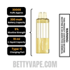 Peach Slush Foger Switch Pro 30K Disposable Vape Pod Specifications
