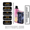 Pink Lemonade & Pink n Blue Lost Mary Nera Fullview 70K Disposable Vape Kit with specifications