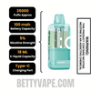 Miami Mint Off Stamp X Cube Crystal Cube 35K Vape Pod with Specifications