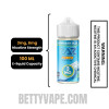 Hawaiian Blue RAZ Vape Juice 100 ML Specifications