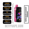 California Cherry Dinner Lady Galax 60K Disposable Vape Specifications