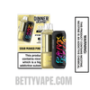 Sour Mango Pineapple Dinner Lady Snap Pro 35K Disposable Vape Kit With Package Box
