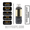 Clear Dinner Lady Snap Pro 35K Disposable Vape Pod Specifications