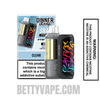 Clear Dinner Lady Snap Pro 35K Disposable Vape Kit With Package Box