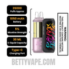 Clear Pink Dinner Lady Snap Pro 35K Disposable Vape Kit Specifications
